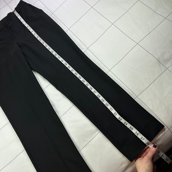 J.Crew Pants Womens 6 Black 365 Wool Full Length Slim Straight Solid Classic - Picture 10 of 11